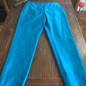 Royal blue silk pant